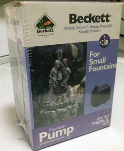 Beckett Fountain Pump M60AUL 60 gallons/hour,6ft cord. Brand New sealed. 7 watts - Picture 1 of 9