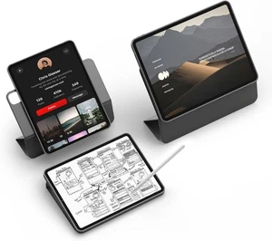 Dexnor iPad Pro 13 Zoll Hülle M4 (2024) Magnetischer Schwebender Ständer Auto Schlaf Schwarz - Bild 1 von 8