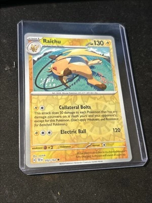 Raichu 052/162 Sv05: Temporal Forces Reverse Holo - Image 1 of 3