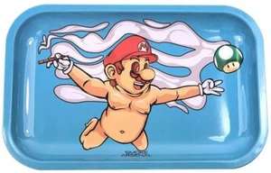 SUPER MARIO "MARVANA" ROLLING TRAY - Nirvana Smoke Arsenal Metal Tray Medium - Picture 1 of 1