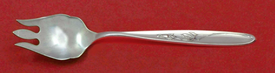 Rose Solitaire by Towle Pastel de Plata Esterlina Helado Esporque Hecho a Medida 5 3/4" Foto 1 de 1