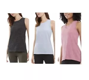 Canottiera donna Danskin confezione da 3 blu rosa grigia nuova senza etichette taglia M $40 JJ308 - Foto 1 di 1