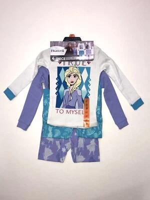 Juego de 4 piezas de ropa de dormir para niños Disney Frozen II Elsa/Anna Foto 1 de 4