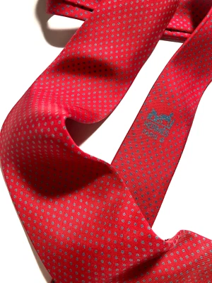 HERMES VINTAGE HOJA GOTAS DE LLUVIA CORBATA PUNTOS ASTILLA GAMA ALTA FRANCIA AMARILLO Foto 1 de 4