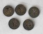 New Listing5 pc. Cut-Out Large Y Token (1970–1979) Nyc Transit Subway Token Lot No Reserve