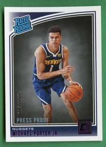 MICHAEL PORTER JR 2018-19 PANINI DONRUSS BASKETBALL ROOKIE/199 DENVER NUGGETS - Bild 1 von 2