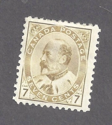 Canada ## 92ii VF MINT OGH 7c YELLOW-OLIVE KEVII BS31509 - Image 1 of 2