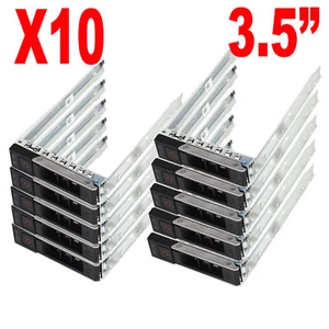 Lot of 10,3.5" Drive Tray Caddy X7K8W 0X7K8W For Dell R540 R640 R740 R740XD New - Picture 1 of 6