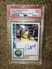 Jewell Loyd 2020 Topps Children’s Heroes Seattle Storm Wnba Autograph Auto PSA 9