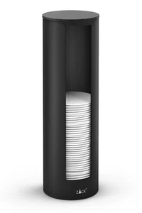 Zack Olomo Black Stainless Steel Freestanding Cotton Pad Dispenser 40518 - Picture 1 of 3