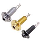 Compact and Easy to Install 6 35mm Stereo End Pin Jacks Socket Plug for Guitars