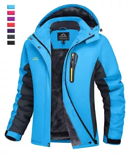 Women's Outdoor Ski Jacket Winter Waterproof Warm Fleece Jackets Hoodies Coats - Picture 1 of 49