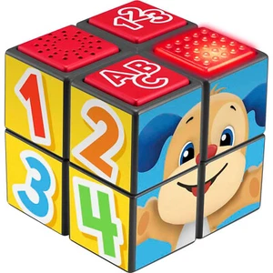 Fisher-Price Laugh & Learn Baby Learning Toy Puppy's Activity Cube with Light... - Picture 1 of 5
