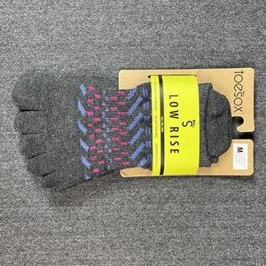 ToeSox Unisex Full Toe Grip Low Rise Toe Socks Yoga Pilates Medium - Picture 1 of 3