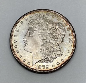 1879-S Morgan Silver Dollar Rev '79 Toned (A) - Picture 1 of 6