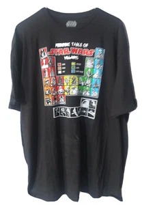 Star Wars T-Shirt Periodensystem Bösewicht schwarz Größe 2XL Baumwolle - Bild 1 von 5