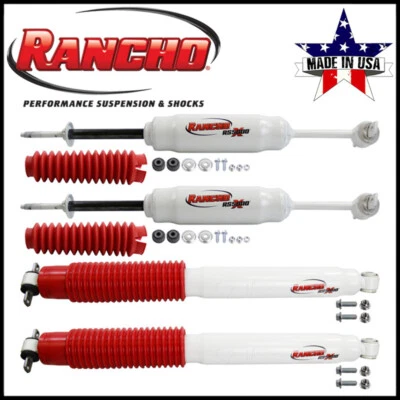 Amortiguadores de gasolina Rancho suspensión delantera y trasera aptos 01-03 Ford Explorer Sport 0" elevación Foto 1 de 4