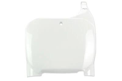 Polisport White Front Number Plate 00-03 CR125, CR250, CRF450 - Image 1 of 2