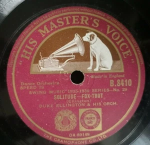 Duke Ellington & His Orch. - Solitude / Troubled Waters - HMV B.8410 - UK 1946 - Picture 1 of 2