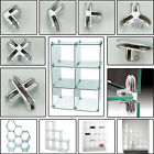 GLASS|ACRYLIC|PLASTIC SHELF CUBE CONNECTOR|JOINER|HOLDER RETAIL SHOP DISPLAY