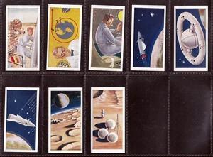 8 Mister Softee Moon Mission Trade Cards David Bowie Inspiration For Major Tom? - Picture 1 of 3