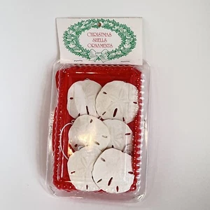 Christmas Sand Dollar Ornaments Beach Coastal Ocean Craft Gift 6 - Picture 1 of 5