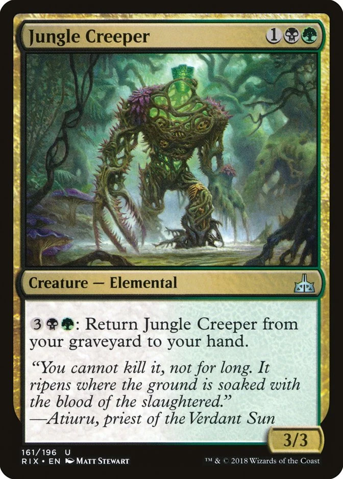 Magic the Gathering (mtg): RIX: Jungle Creeper  (x 4) - Image 1 of 1