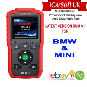 iCarsoft BMM V1.0 For BMW MINI Airbag ABS Engine Oil Reset Diagnostic Scan Tool - Picture 1 of 11