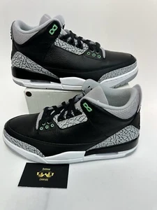 Nike Air Jordan 3 Retro Wolf Gray Green Glow CT8532-031 Men's Size 11 No Lid - Bild 1 von 6