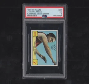 1968-69 Panini Campioni Dello Sport No 500 Tamara Press PSA 5 - Picture 1 of 2