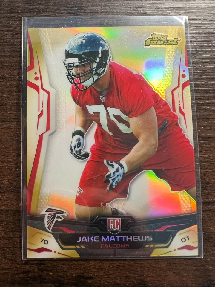 A92,897 - 2014 Finest Gold Refractors #136 Jake Matthews/75 - Image 1 of 1