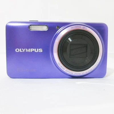 Olympus STYLUS VH-520 Purple Compact Digital Camera 14MP Tested Japan Seller - Image 1 of 4