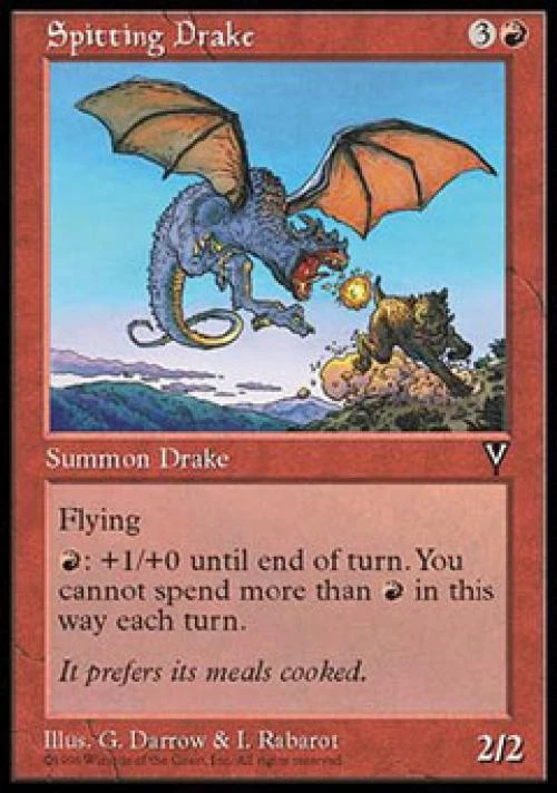 Spitting Drake - Light Play MTG Visions - Image 1 of 1