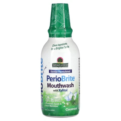 PerioBrite, Mouthwash with Xylitol, Coolmint, 16 fl oz (480 ml) - Image 1 of 2