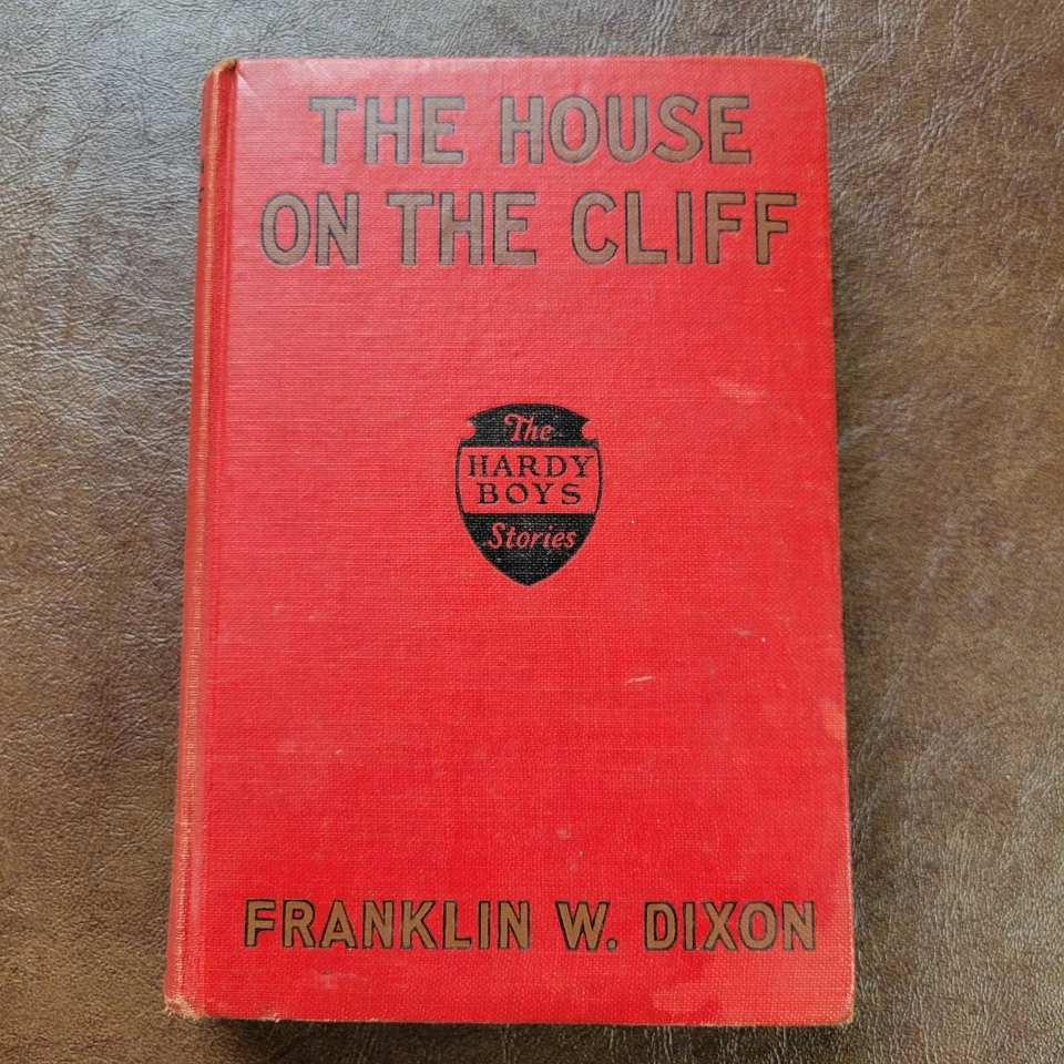 Hardy Boys The House on the Cliff Red HC 1927 Copyright G&D Vintage 1930s Edit - Image 1 of 4