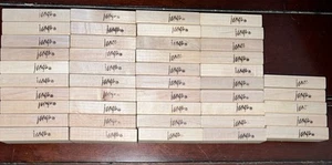 Lot of 45 Jengo Game Replacement Wood Block Piece Parts Only Preowned Good - Picture 1 of 8