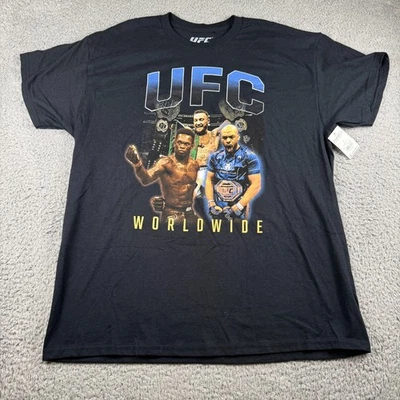 NWT UFC Worldwide T-Shirt Conor Mcgregor Jon Jones MMA Men’s XL - Image 1 of 4