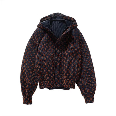 Chaqueta Louis Vuitton 23SS Poliéster 44 Hombre Azul Marino X Naranja RM231Q Malla Blusa  Foto 1 de 4