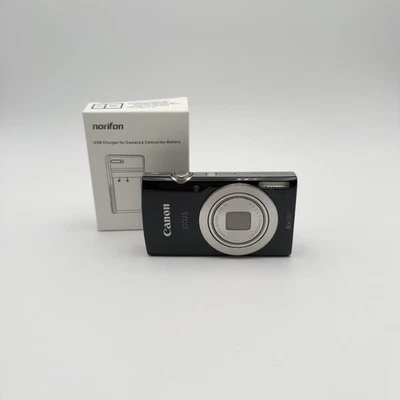 Canon IXUS 185 Schwarz - Kompakte Digitalkamera - 20 MP - Getestet - Bild 1 von 4