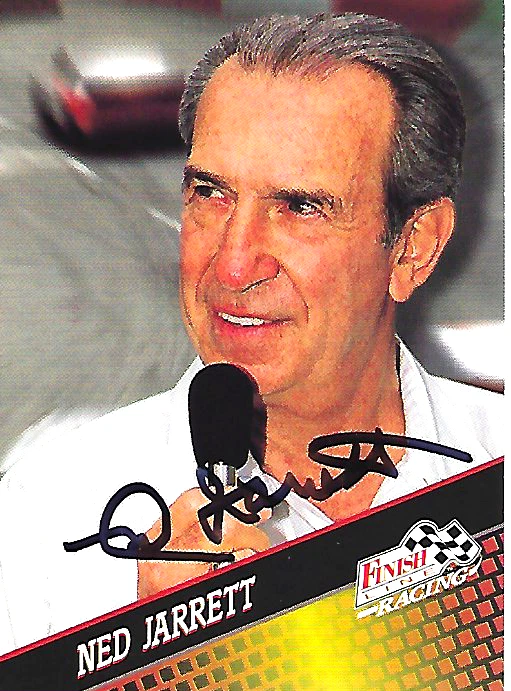 NED JARRETT - AUTOGRAPHED - 1994 FINISH LINE RACING - CARD #9  [ H-  12 ] - Image 1 of 1