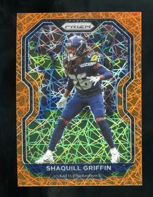 2020 Panini Prizm #298 Shaquill Griffin Prizm Orange Ice - Image 1 of 2