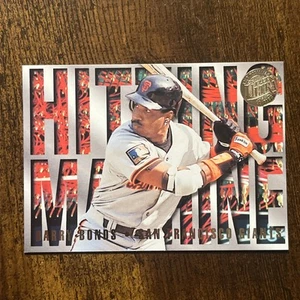 1995 Ultra Hiting Machines Medaglione d'oro #4 Barry Bonds Inserto Giganti - Foto 1 di 2