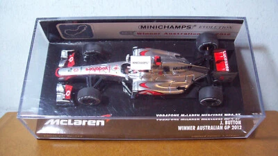 1/43 MINICHAMPS 537 124303 McLAREN MP4/27 WINNER OZ GP 2012 JENSON BUTTON Nr 123 - Image 1 of 4