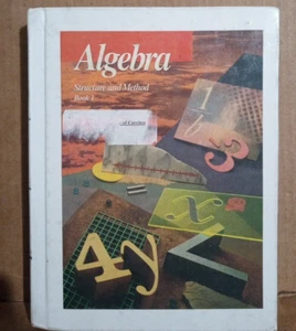 Algebra: Structure and Method, Book 1 ------1990 Hardcover - Picture 1 of 8