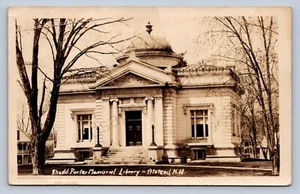 K2/ Alstead New Hampshire RPPC Postcard c10 Shedd Porter Memorial Library 447 - Picture 1 of 4