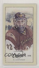2009-10 Upper Deck Champ's Mini Green Back Kari Lehtonen #385