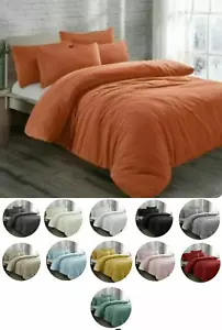 Juego de funda nórdica de lana de oso de peluche o sábana ajustable térmica suave cálida - Imagen 1 de 27