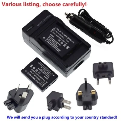 DMW-BCG10e Battery or charger for Panasonic DMC-TZ65 DMC-TZ6 DMC-TZ7 TZ10 TZ35 - Image 1 of 4