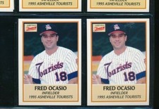 Lot (2) 1995 #18 Fred Ocasio Asheville Tourists Rockies (BJ74) SWSW6