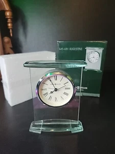 Howard Miller Mantle Reloj de Mesa Lucite Acrílico Moderno 645 691 Alarma Cuarzo - Imagen 1 de 5